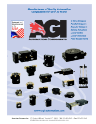 O-Ring GrippersParallel GrippersAngular GrippersRotary ActuatorsLinear SlidesLinear ThrustersFeed Escapements