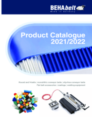 ABOUT US CONVEYOR BELT PROFILES MADE OF PU AND TPE ELASTIC CONVEYOR BELTS & TRACKING PROFILES PU COATING MATERIAL WELDABLE ACCESSORIES FOR CONVEYOR BELTS BELT FABRICATION & JOINING WELDING TOOLS KNOW-HOW