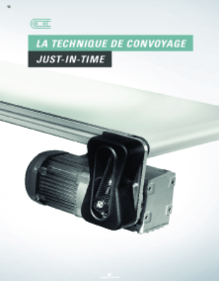 Convoyeur à bande Convoyeur à bande modulaire Convoyeur à courroie crantée Convoyeur à rouleaux motorisés Guidage latéral Accessoires de technique de convoyage