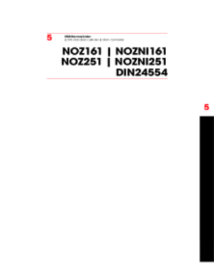 HEB-Normzylinder | DIN standard cylinder | Vérin normalisé (NOZ161|NOZNI161, NOZ251|NOZNI251, DIN24554)
