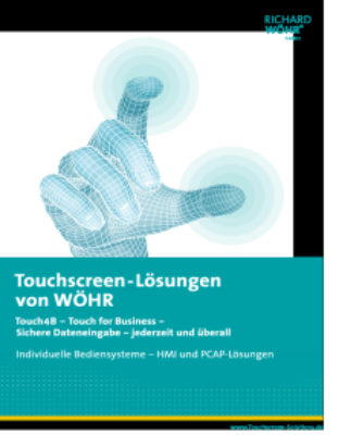 Touch-Eingabesysteme von Wöhr PCAP - Technologie Technische Gläser Verfügbare Gläser CapiMetal CapiColour HMI Bediensysteme