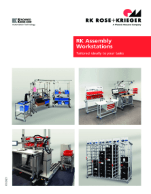 RK Assembly Workstations Tailored ideally to your tasks Ergonomic, flexible, efficient and smartA human being is indispensable for many production processes. RK Rose+Krieger supplies assembly workstations which are tailored to specific demands and ergonom