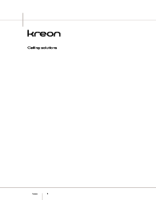 Introduction Ceiling systems Ventilation Climate control Light Audio Project Management Green Building General Information Belux Kreon HQ Offices & Showrooms