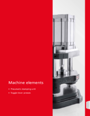 Pneumatic stamping unit Toggle-lever presses