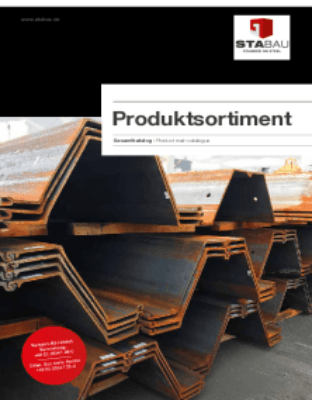 Sheet piles Cold rolled profiles Treatment and processing Sealing of the interlocks Steel tubes Steel beams Processing Special solutions Plates and excavator mats Steel tierods and wailings Terms of delivery