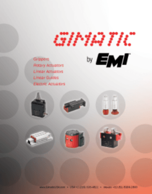 General Grippers OEM Replacement Grippers Electric Grippers Specialty Grippers Rotary Actuators Linear Actuators Pneumatic and Electric Linear Guides and Actuators