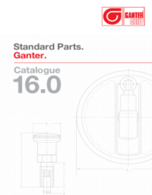 Ganter – Product overview1.0 Operating parts2.0 Clamping parts 3.0 Machine parts Ganter – the cataloguePage after page of quality Ganter – the companyThe leading partner for Standard Parts Standard Parts in real time Standard Parts for special requirement