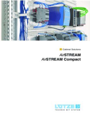 AirStream Verdrahtungssystem: Den Schaltschrank zu Ende gedacht Das hilft wirklich gegen Wärmestress, Maschinenstillstand und hohe Kosten Für grosse Anlagen und kleine Schaltkäste: airStream und AirStream Compact Konsequent zu Ende gedacht: Tausche DIN-Sc