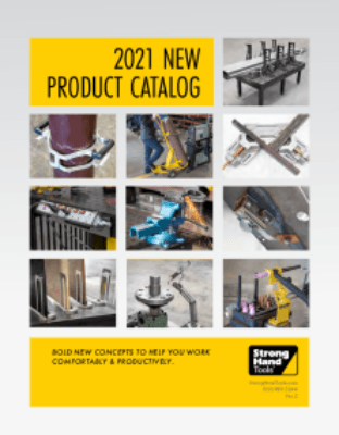 Essential Equipment or Handling Gas Cylinders Welders Universal Vises Manipulator and MIG Pliers Magtabs EZ View Conduit Level and 3-axis Level Power Station Multi-Outlet Strip Grounding Tools & Chisels with Hammer Extensions Magnetic Clamps & Panel Holde