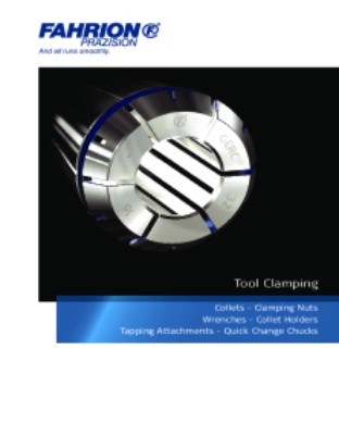 Collets, Clamping Nuts and Wrenches for Tool Clamping Collet Holders for Tool Clamping Tapping Attachments Quick Change Chucks with Accessories Appendix