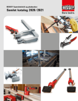 Blødstøbte skruetvinger Kraftige helsmedede stålskruetvinger Griptænger Spændeelementer til svejseborde Enhåndstvinger Lette tvinger Specielt gulvlægningsværktø Håndpladesakse med udvekslin Håndpladesakse i normal udførelse Hobbyknive og multitool Blikken