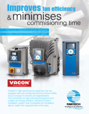 100 HVAC 20X 100X Driving performance & energy efficiency forward There’s a Vacon Variable Speed Drive to Suit almost every HVAC application. Typical Applications