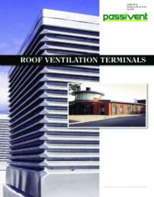 Introduction Design options Performance Airstract® terminals Airstract iAT terminal Aluminium Airstract terminal Hybrid Plus Airstract terminal Airscoop® terminals Airscoop systems Research Litevent Airstract rooflight/ventilator Sunstract rooflight/venti