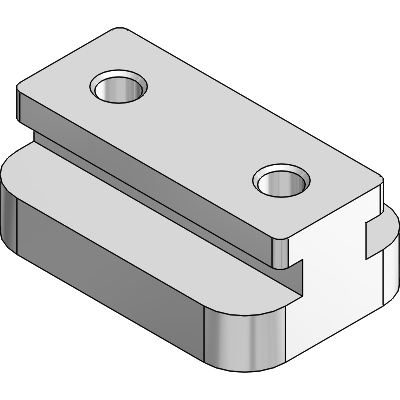 Undercut ejection bar
