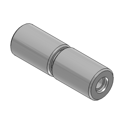 Centring column and bush