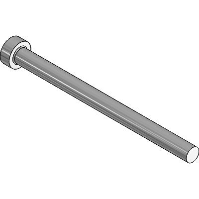 Glossy black ejector