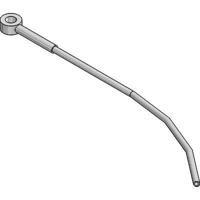 Thermocouple with hole