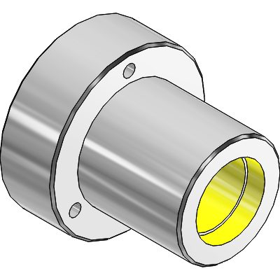 EBU-5B Ringed bush with fixing hole and bronze bank