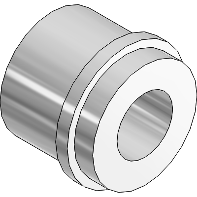 Steel extractable bush for short and long sphere cages