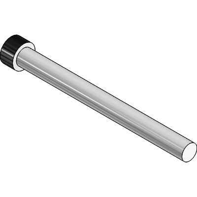 Moulded cylindrical head punches
