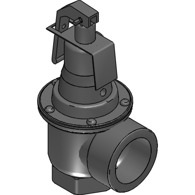 PenTec Pressure Safety Valve DN40 K - DUCO Industrial Valves