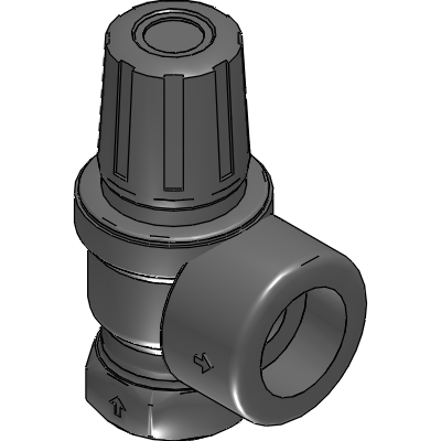 PenTec Pressure Safety Valve DN25 K - DUCO Industrial Valves
