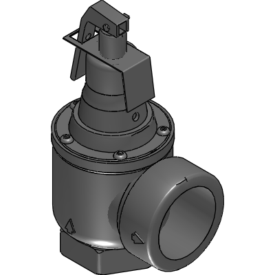 PenTec Pressure Safety Valve DN50 K - DUCO Industrial Valves