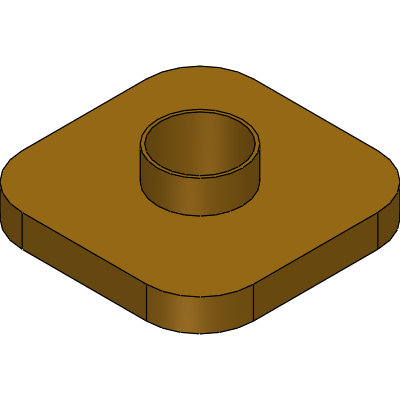 Poly Cover Rosette UPC-R