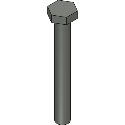 Screw ISO4014-M10x080-8.8-ga