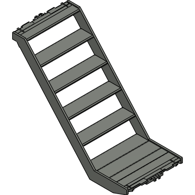 Staircase UAS 75x150/100 S