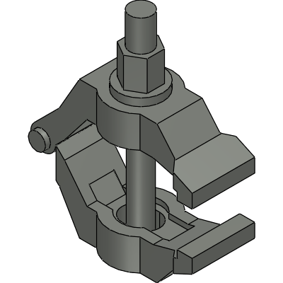 Main Beam Clamp HD 70mm galv