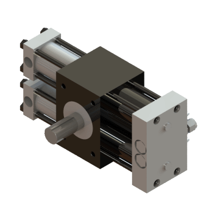 2000-8000 Air/Oil Tandem Rotary Actuators