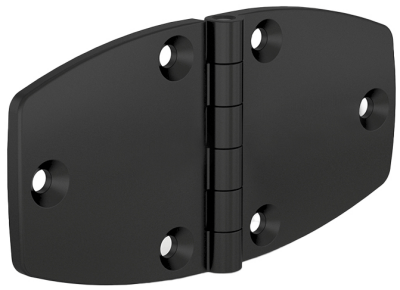 Symetrical polyamide hinges with carbon fiber