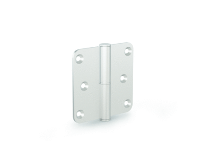 Lift-off hinges 80 x 80 mm - stainless steel with 6 holes
