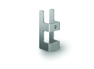 Bracket for spring loaded recessed hook