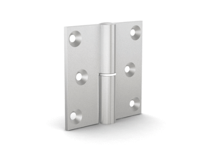 Aluminium lift-off hinges 80 x 80 mm