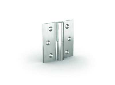 Lift-off rising hinge in stainless steel