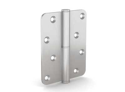Lift-off hinges 100 x 82 mm - stainless steel with 8 holes