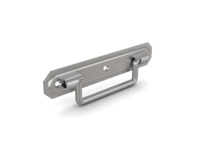 Drop handle with chamfremed angles - load 35 kg