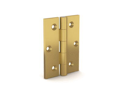 Brass hinges - 6 holes A