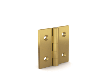 Brass hinges - 4 holes