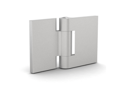 Aluminium hinges with reversed leaves - 50 mm width