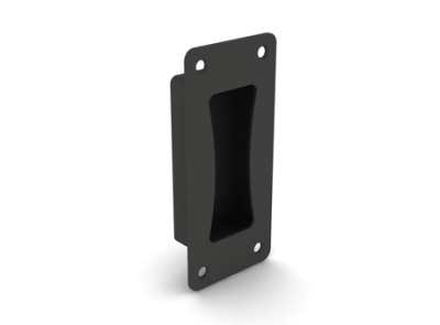 Screw-on flush handles