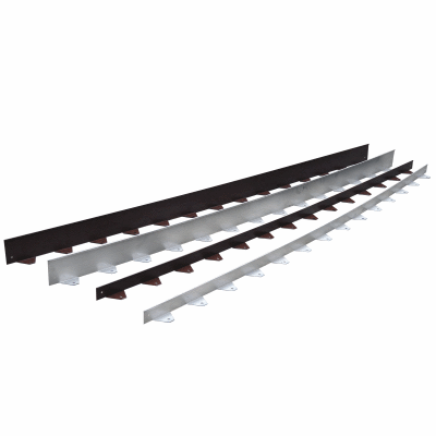 BorderStyle Acier L® est une bordure utilisée lors de la création et de l’apport de deux nouvelles surfaces, cette cornière évite la réalisation d’une tranchée. Leur bord rabattu prévient contre le risque de coupures