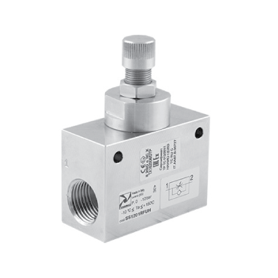Flow regulator 1/2 NPT single use