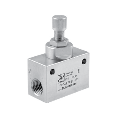 Flow regulator 1/4 NPT single use