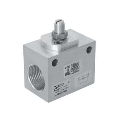 Regolatore di flusso 1 NPT ad alta portata - Bidirezionale