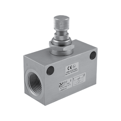 Flow regulator 1 NPT - Unidirectional
