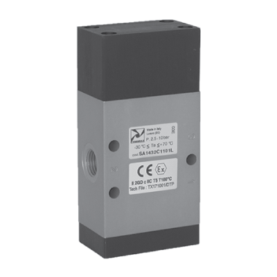 Pneumatico - Molla 3/2 - 1/4 NPT