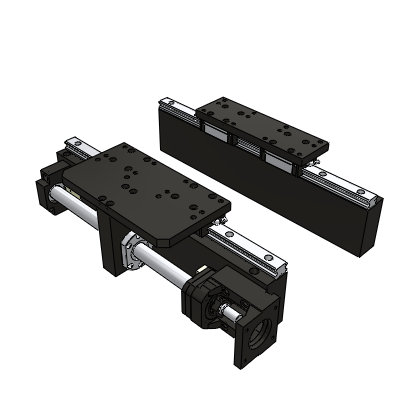 单轴组件-丝杠轴径20-台面200×200-分离型